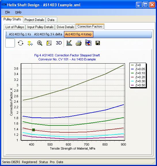 Delta-D Shaft Correction kStep Factor